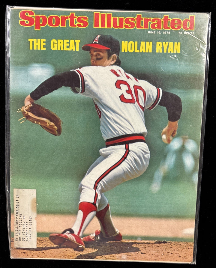 June 16 1975 Sports Illustrated Nolan Ryan First Cover