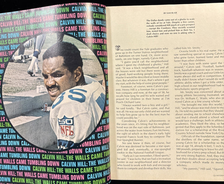 January 1970 Quarterback Magazine Deacon Jones / Joe Namath / Calvin Hill