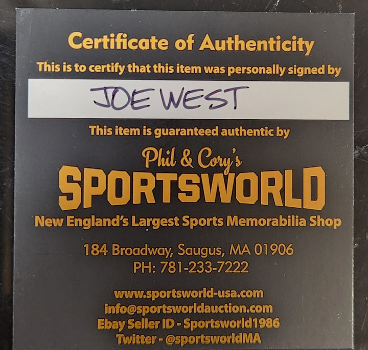 Joe West Signed Major League Baseball Umpire JSA COA