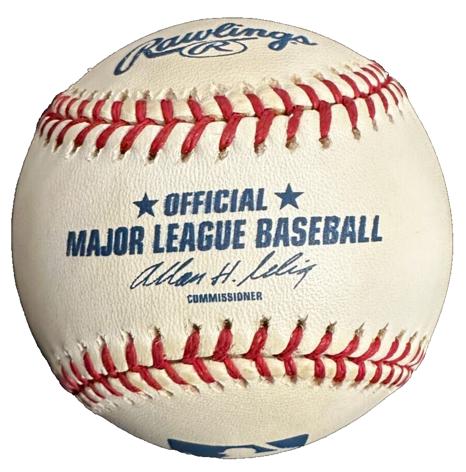 Monte Irvin Autographed Major League Baseball W/ HOF 73 Giants