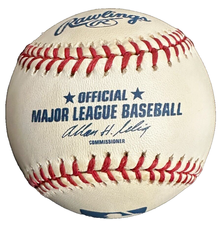 Monte Irvin Autographed Major League Baseball W/ HOF 73 Giants