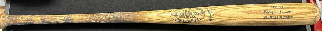 George Scott Game Used Hillerich & Bradsby Louisville Slugger Bat Red Sox