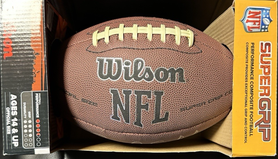 Carl Eller Autographed Wilson NFL Football W/ HOF 04 Insc Vikings