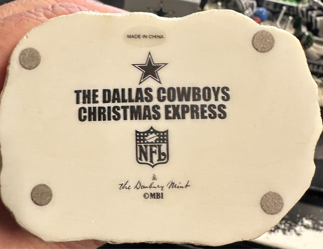 Dallas Cowboys Danbury Mint Christmas Express Train Set