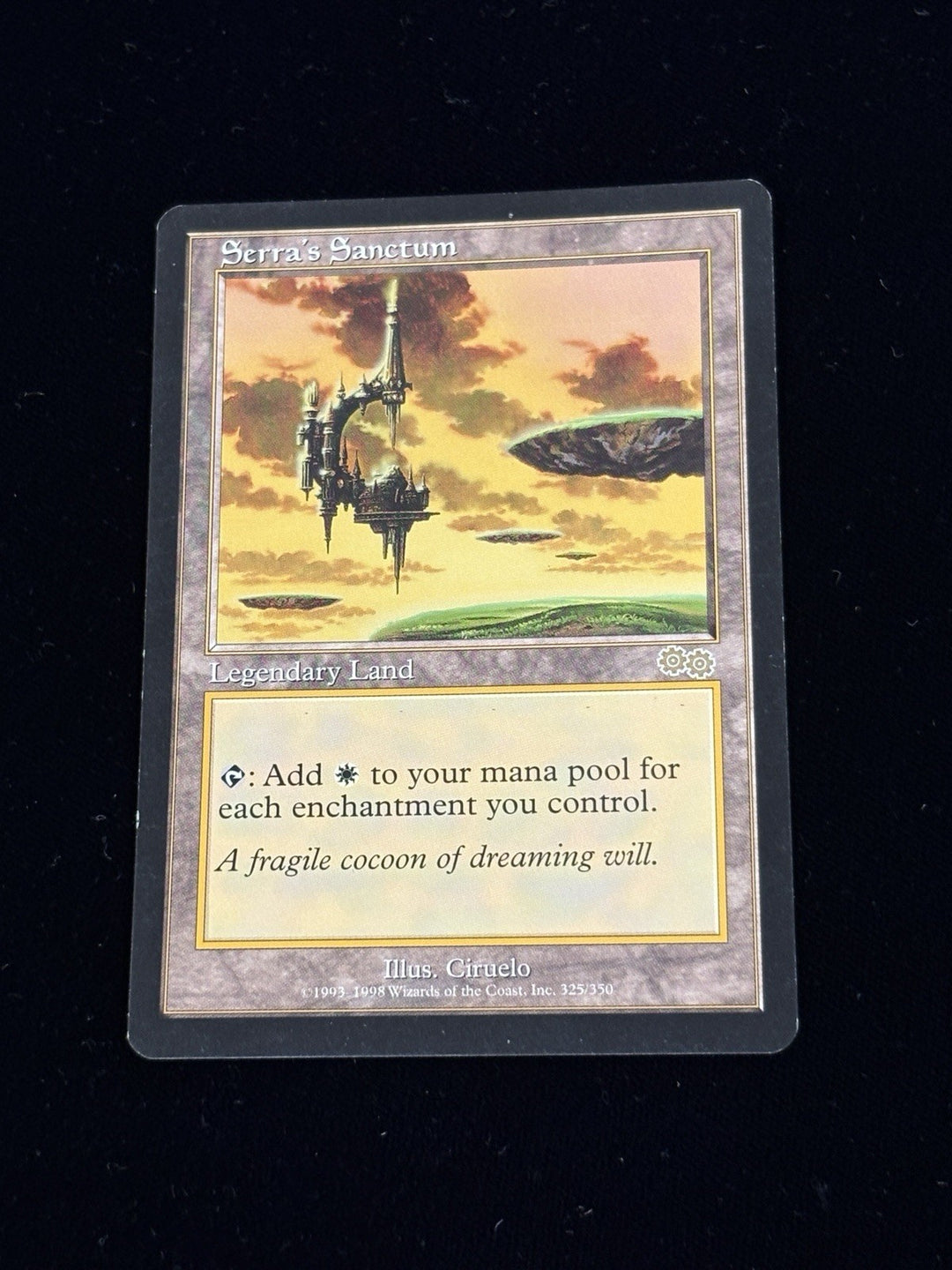 MTG Serra's Sanctum Urza's Saga Regular Rare LP Reserve List Clean