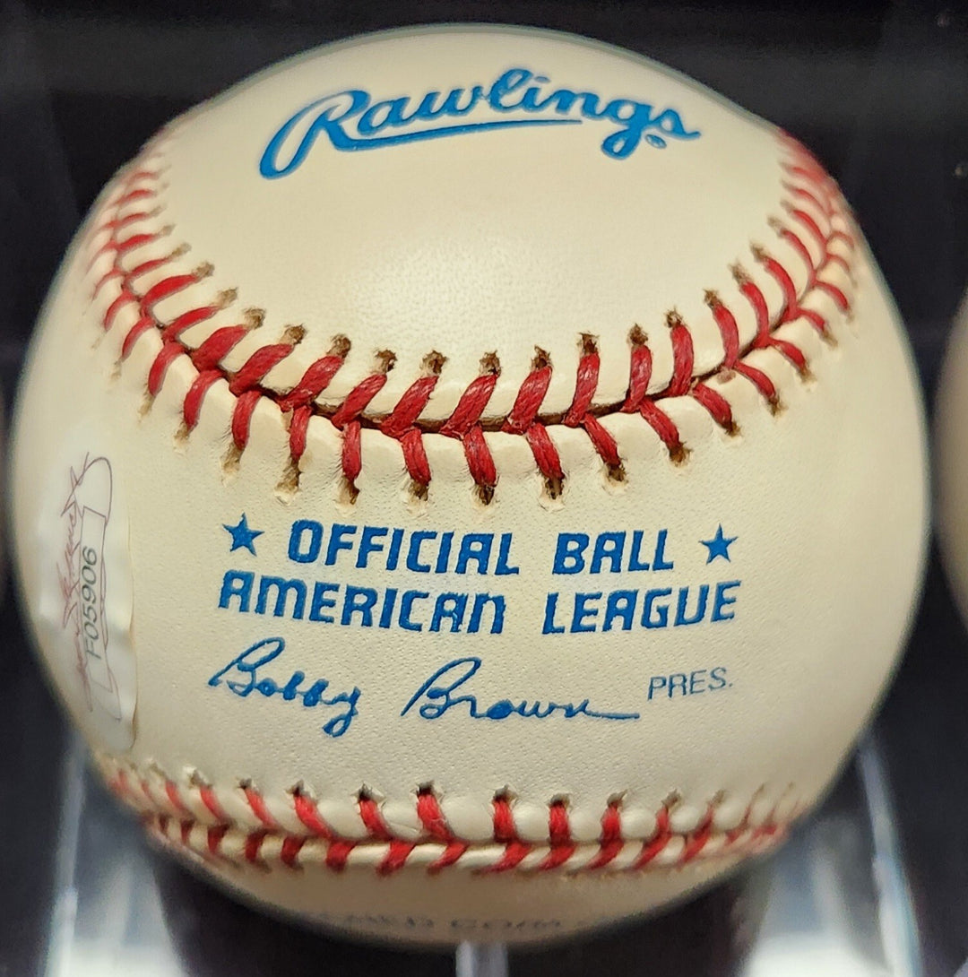 Ralph Houk Signed American League Baseball Yankees Red Sox JSA COA