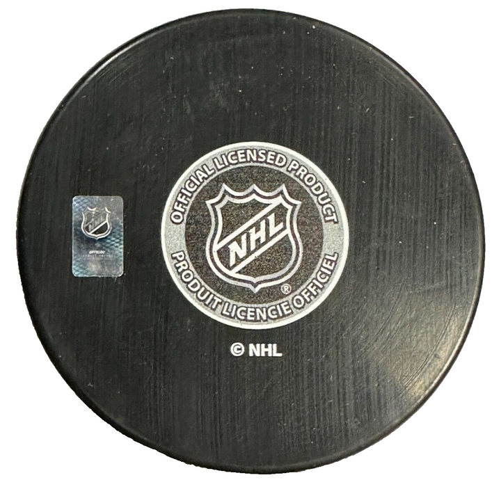 Gord Kluzak Autographed 100th Anniversary Boston Bruins Hockey Puck