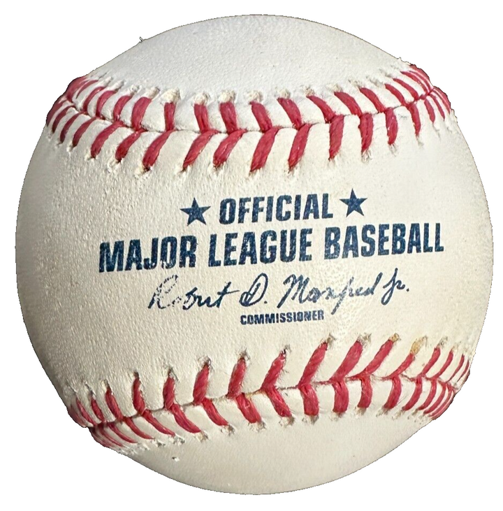 Randy Johnson Autographed Baseball Hall of Fame Baseball Diamondbacks BAS HOF