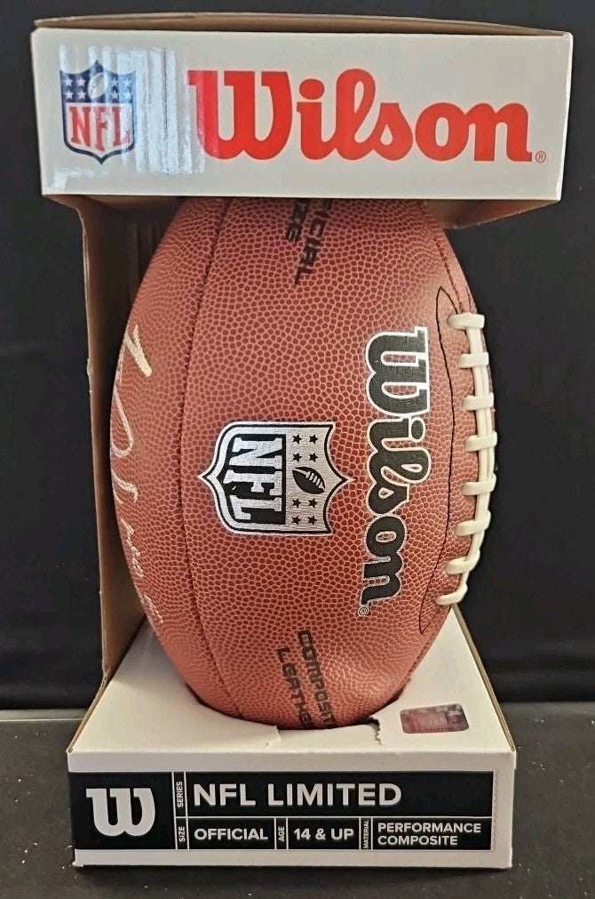 Fred Dean Signed HOF Inscribed Wilson NFL Limited Football Schwartz COA