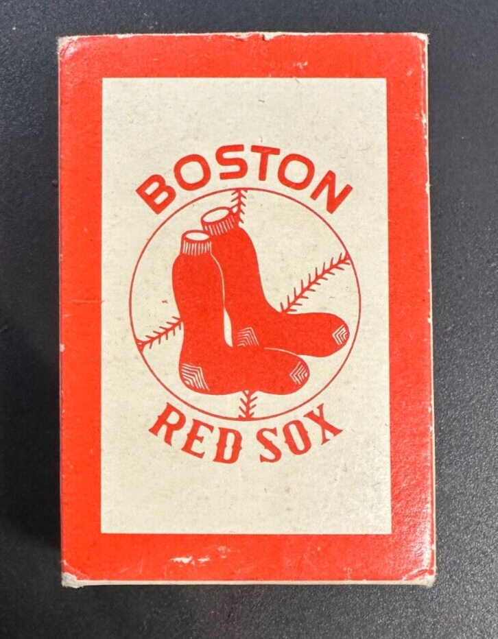 Vintage Boston Red Sox Mini Playing Cards