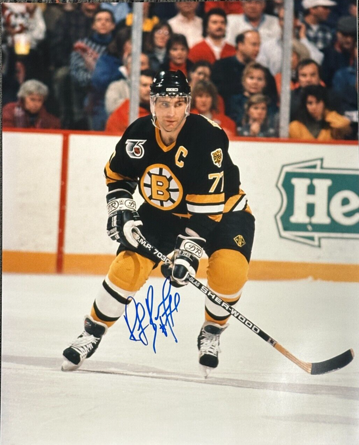 Ray Bourque Autographed 16x20 Photo Boston Bruins HOF