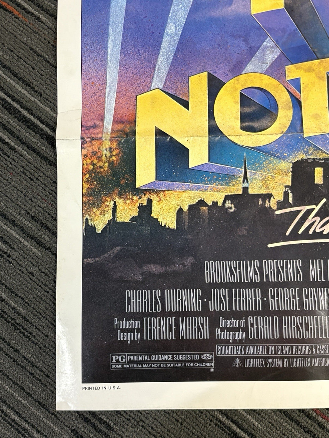 To Be Or Not To Be 27x41 Folded Original Movie Poster 1983 Mel Brooks