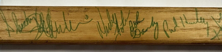 1974 New England Whalers Team Signed Tom Webster Game Issued Stick WHA Green