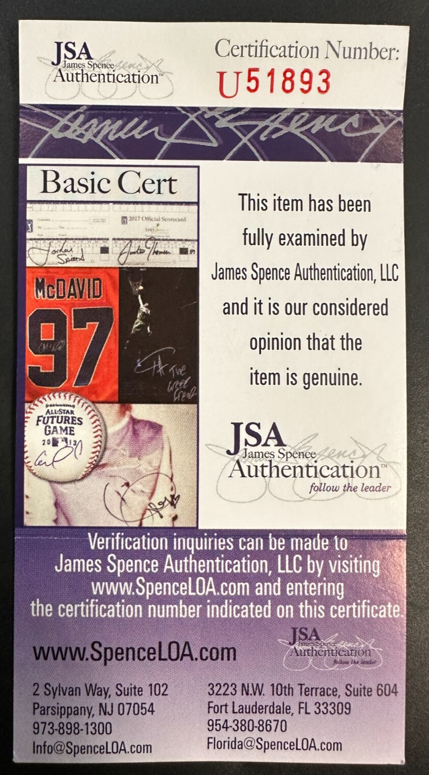 Xander Bogaerts Autographed Official Major Baseball JSA Red Sox Padres