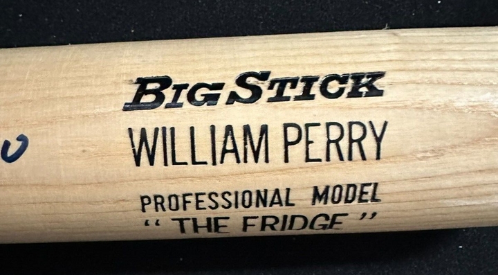 William Refrigerator Perry Autographed Rawlings Big Stick The Fridge Model Bat