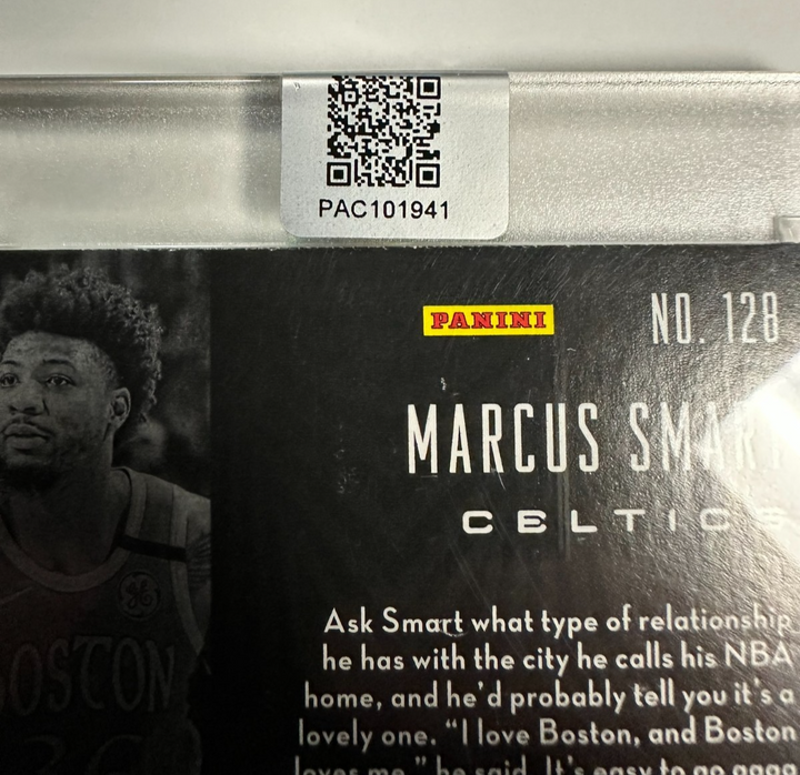2019-20 Panini Illusions Marcus Smart Autographed Card #128 Celtics