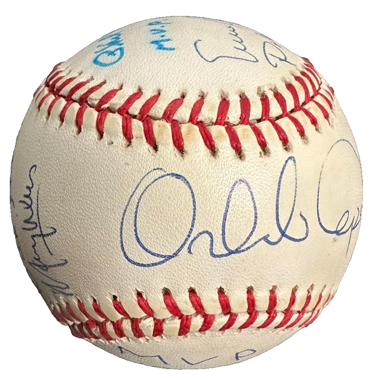 MLB MVP's Autographed ONL Baseball Robinson Banks Cepeda Allen BAS
