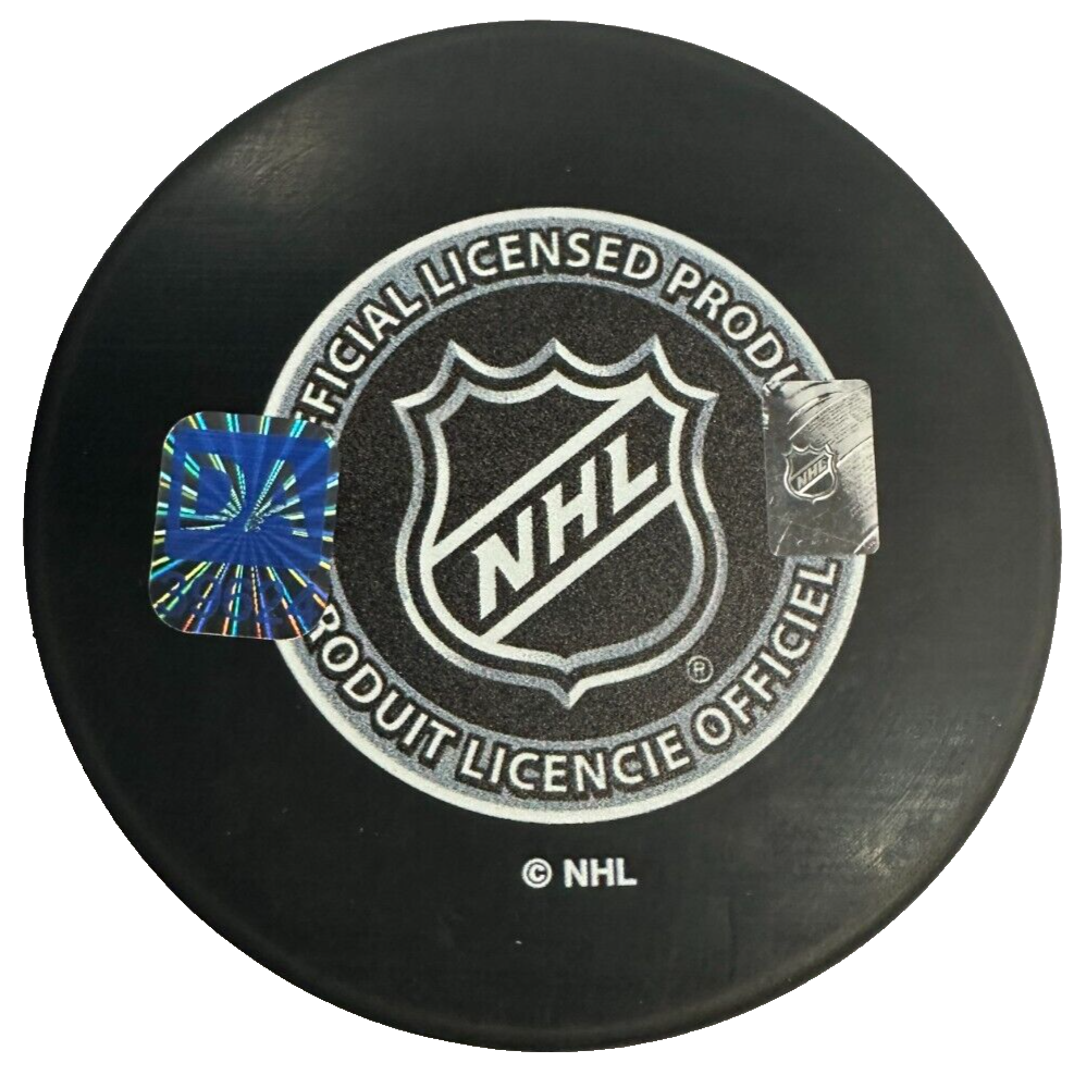 Jack Eichel Autographed 2018 Winter Classic Hockey Puck NHL