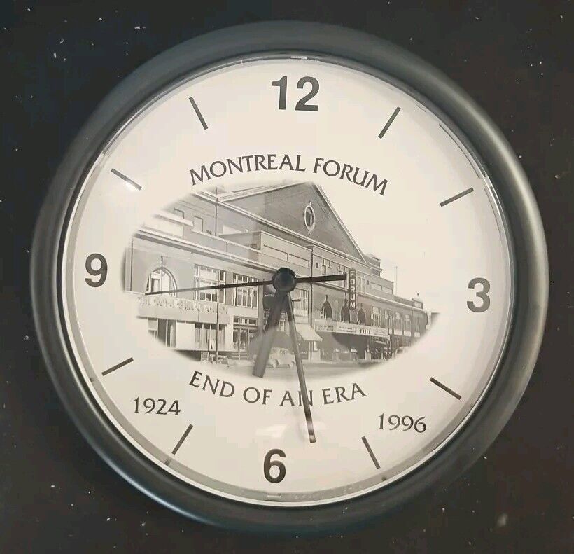 Montreal Forum End Of An Era Wall Clock