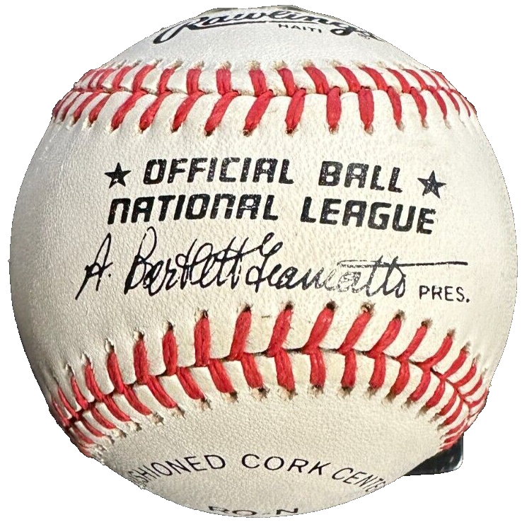 Bill Terry Autographed National League Baseball New York Giants HOF BAS