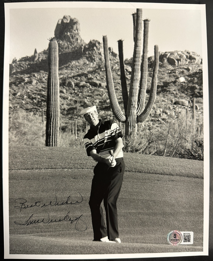 Tom Weiskopf Autographed 8x10 Photo HOF PGA BAS