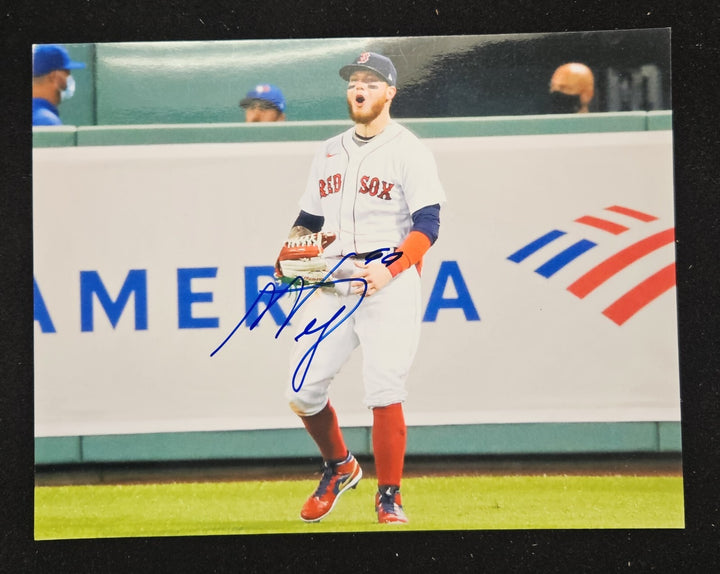 Alex Verdugo Signed Boston Red Sox 8.5x11 Photo