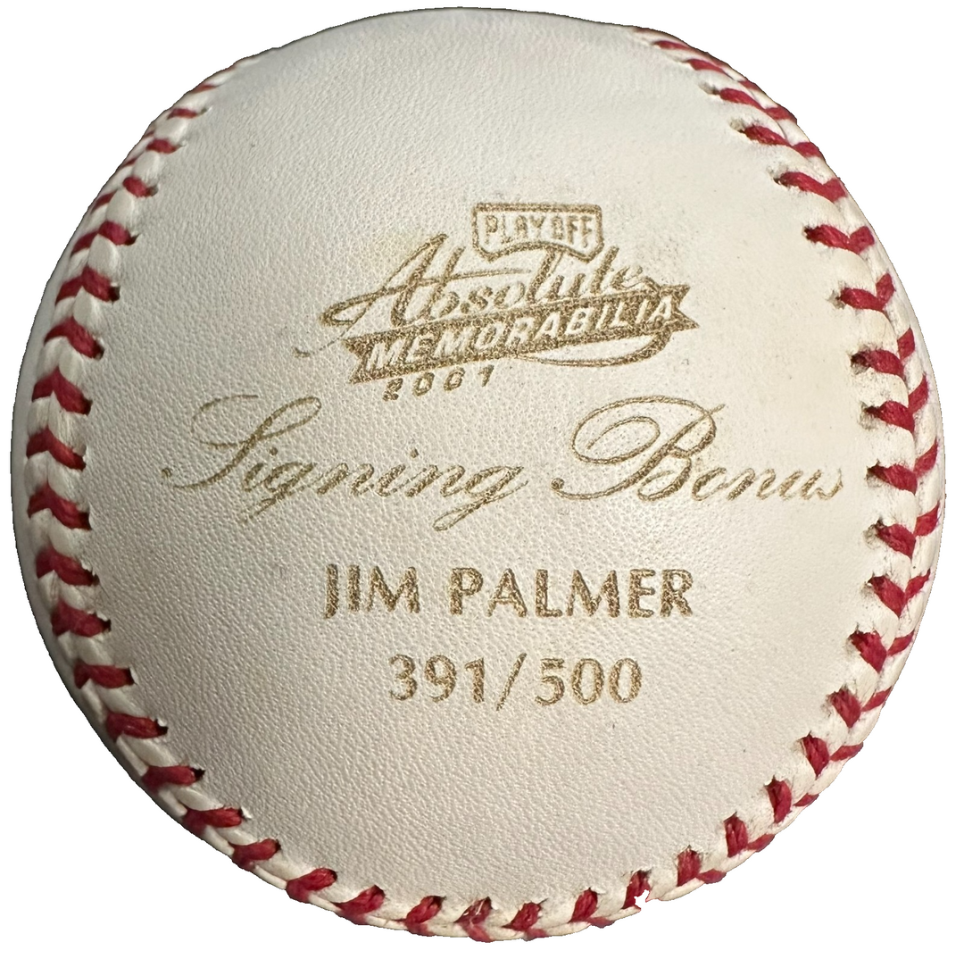 Jim Palmer Signed Official Major League Baseball Orioles MLB Hologram /500