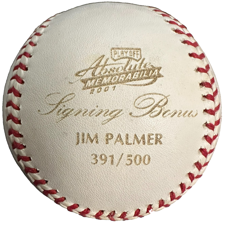 Jim Palmer Signed Official Major League Baseball Orioles MLB Hologram /500