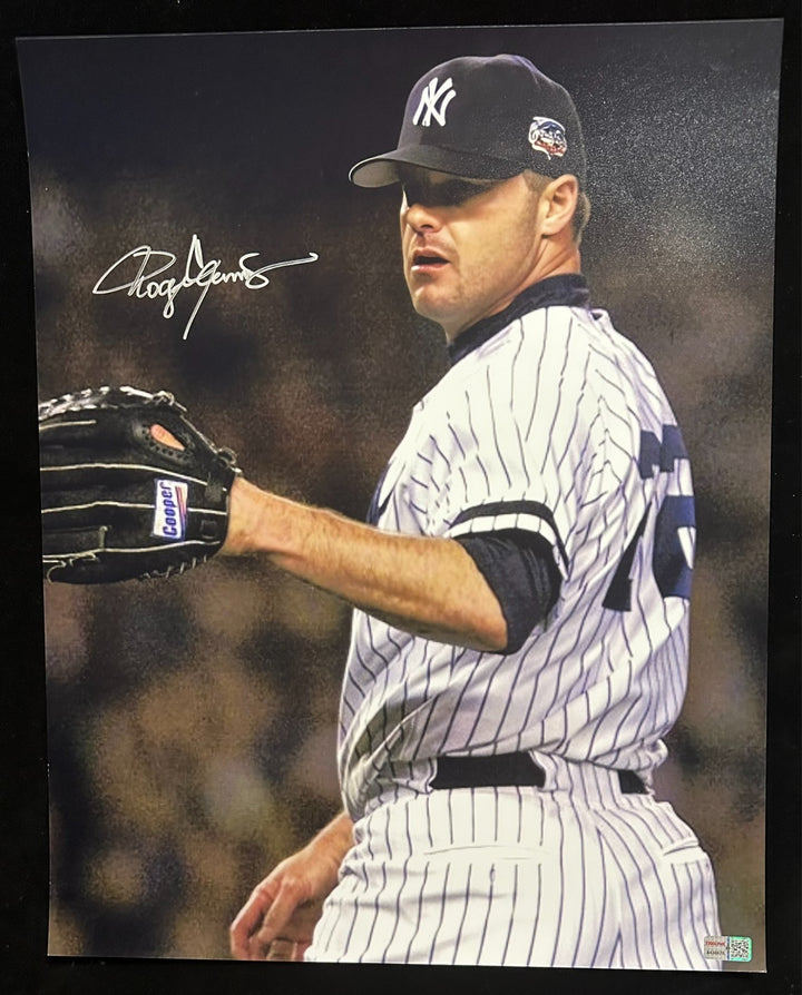 Roger Clemens Autographed New York Yankees 16x20 Photo TRISTAR
