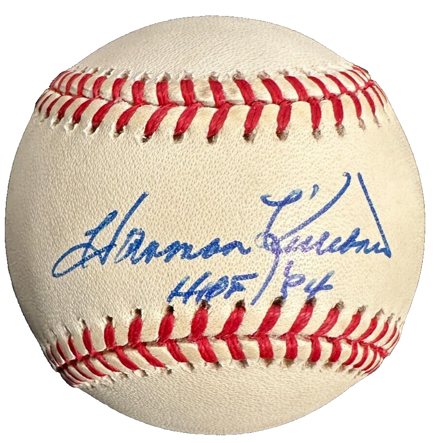 Harmon Killebrew Autographed National League Baseball W/ HOF 84 Insc