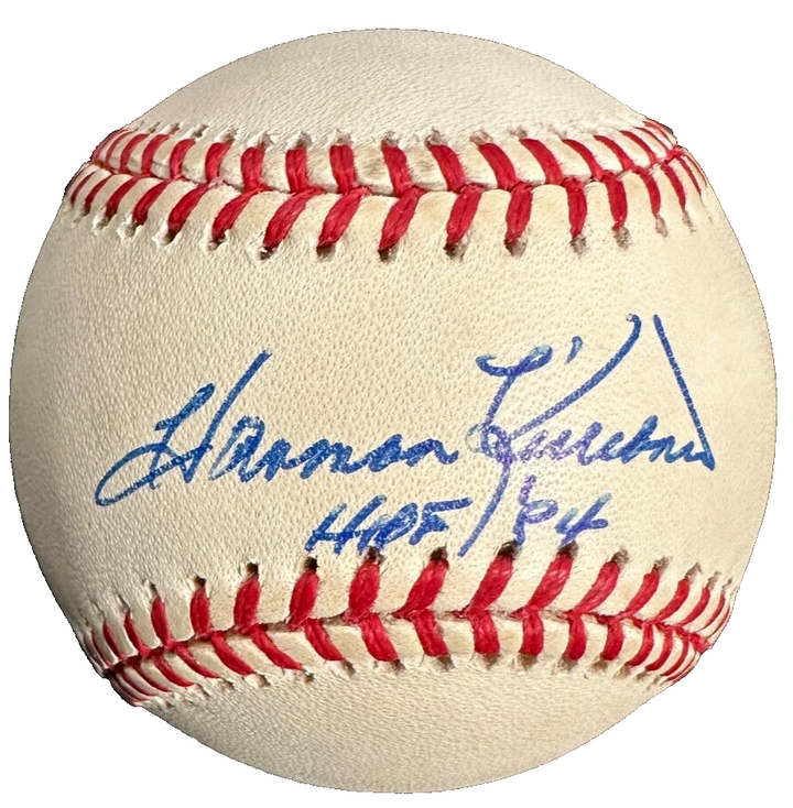 Harmon Killebrew Autographed National League Baseball W/ HOF 84 Insc