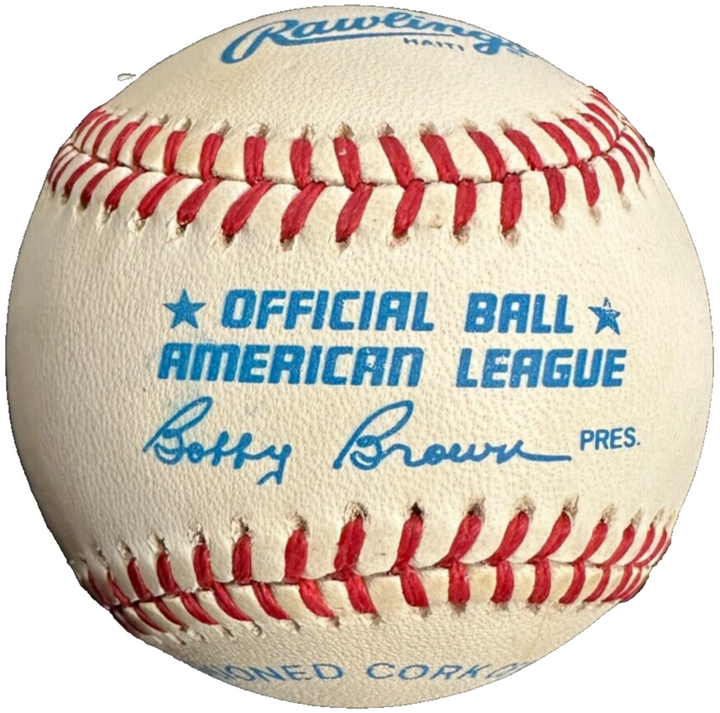 Luke Appling Autographed American League Baseball HOF White Sox