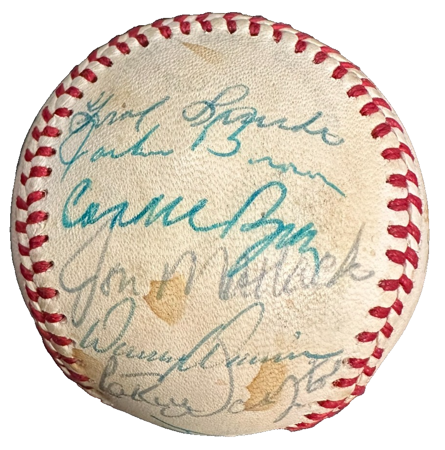 1979 Texas Rangers Team Autographed Baseball