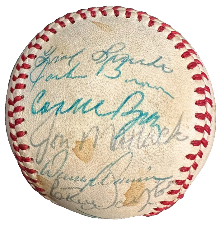 1979 Texas Rangers Team Autographed Baseball