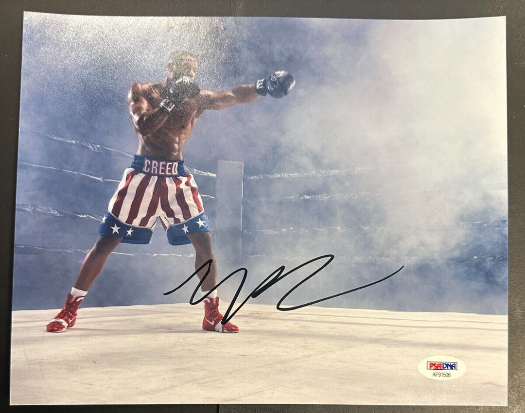Michael B. Jordan Autographed 8x10 Creed Photo PSA/DNA