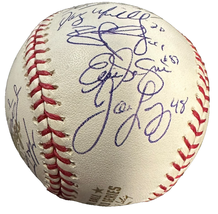 2007 Boston Red Sox Team Autographed Baseball Schilling Wakefield Lowell BAS
