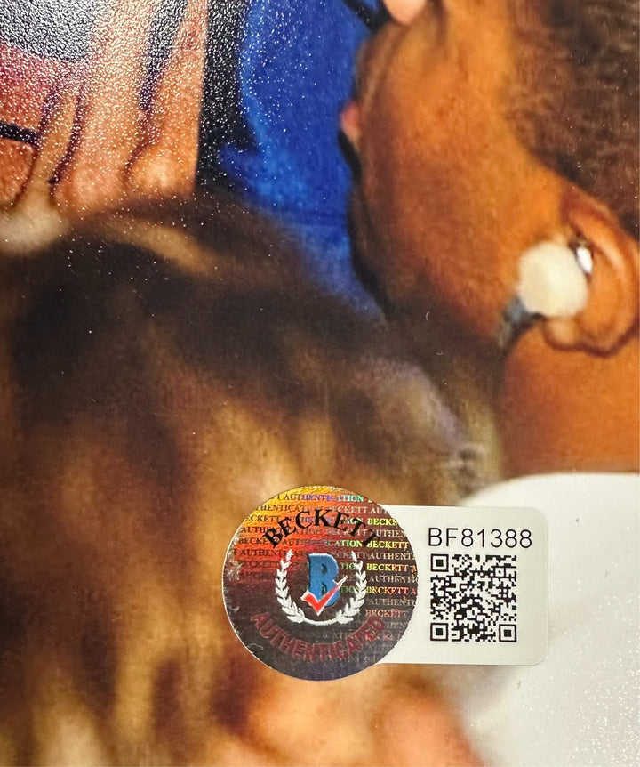 John Paxson Autographed 8x10 Chicago Bulls 1993 Championship Photo BAS