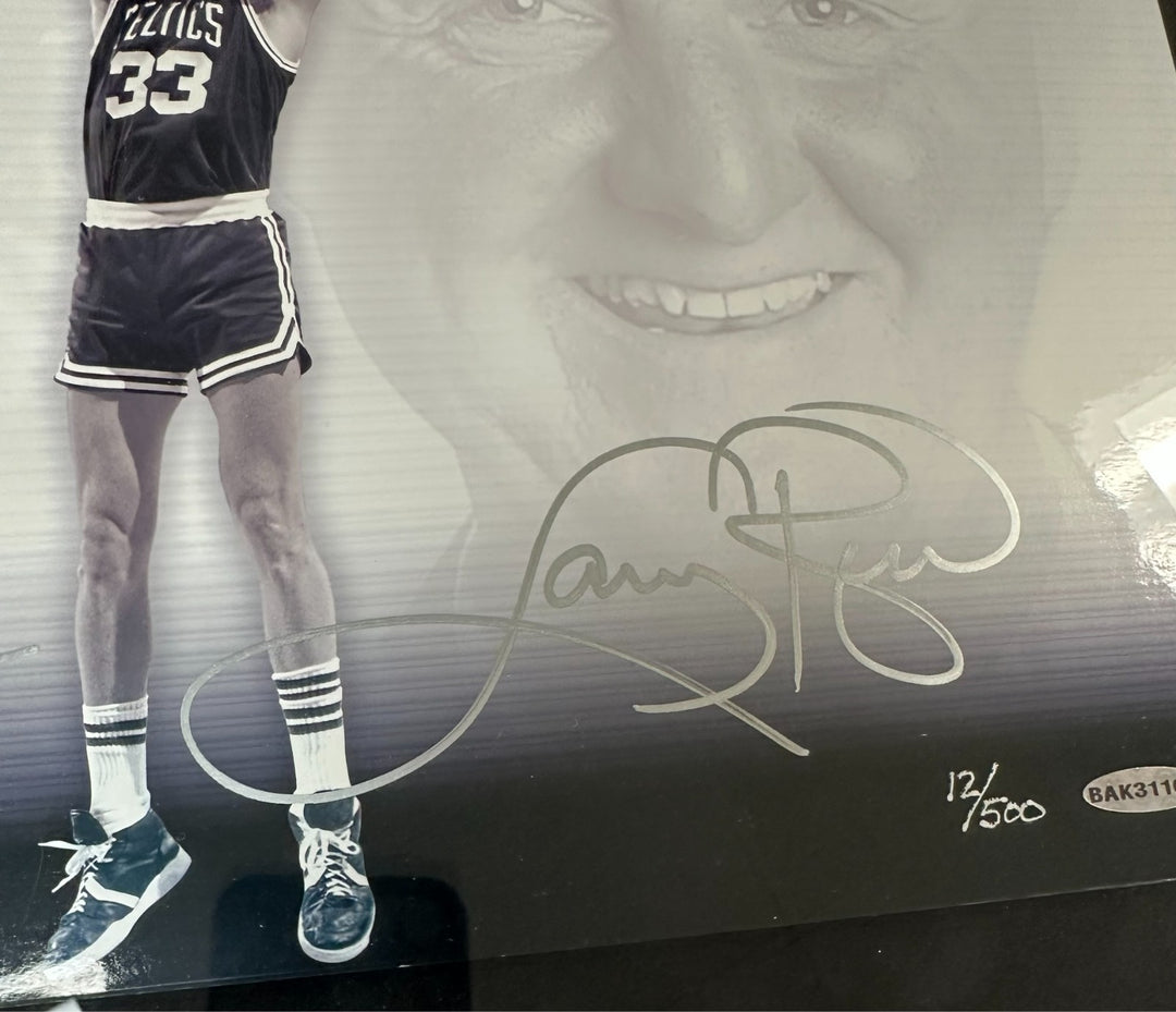 Michael Jordan Magic Johnson Larry Bird Legends of Basketball Signed UDA 12/500