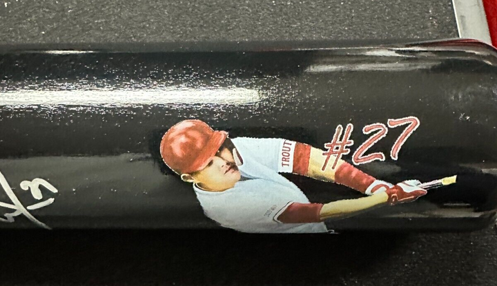 Mike Trout Autographed 2019 AL MVP Award Winner Commemorative Bat /500 MLB Holo