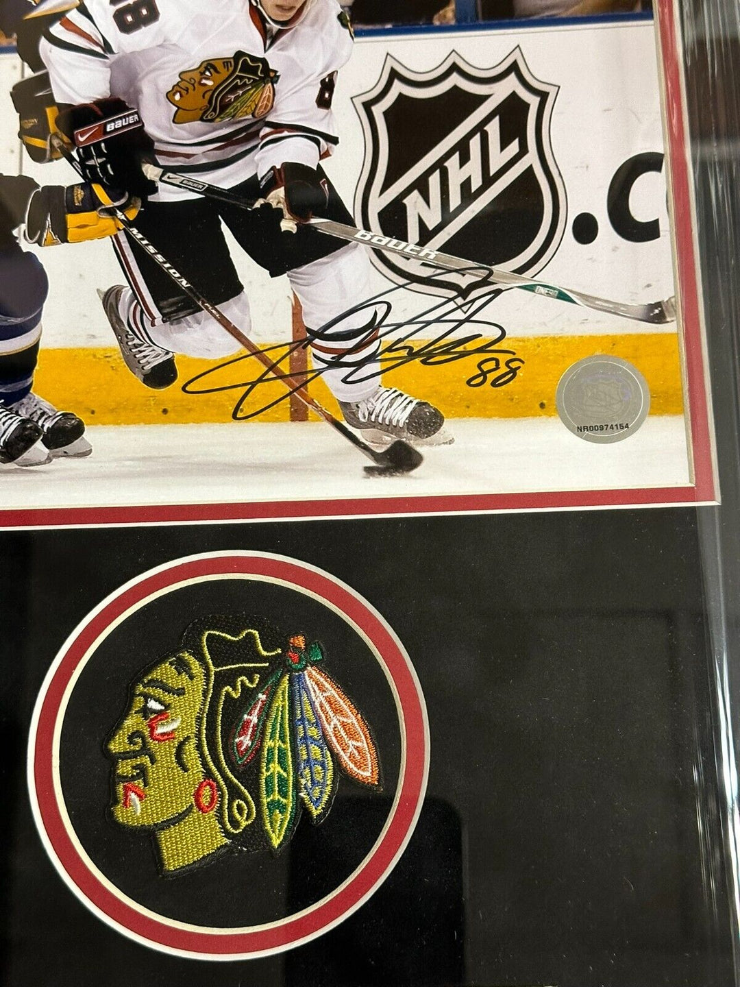 Patrick Kane Autographed Chicago Blackhawks 8x10 Photo Framed NHL