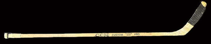 Vintage 1960's Bob Nevin Game Used CCM Custom Hockey Stick Rangers HOF