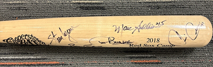 2018 Red Sox Fantasy Camp Signed Baseball Bat Campbell Lyons Stanley Bell Etc.