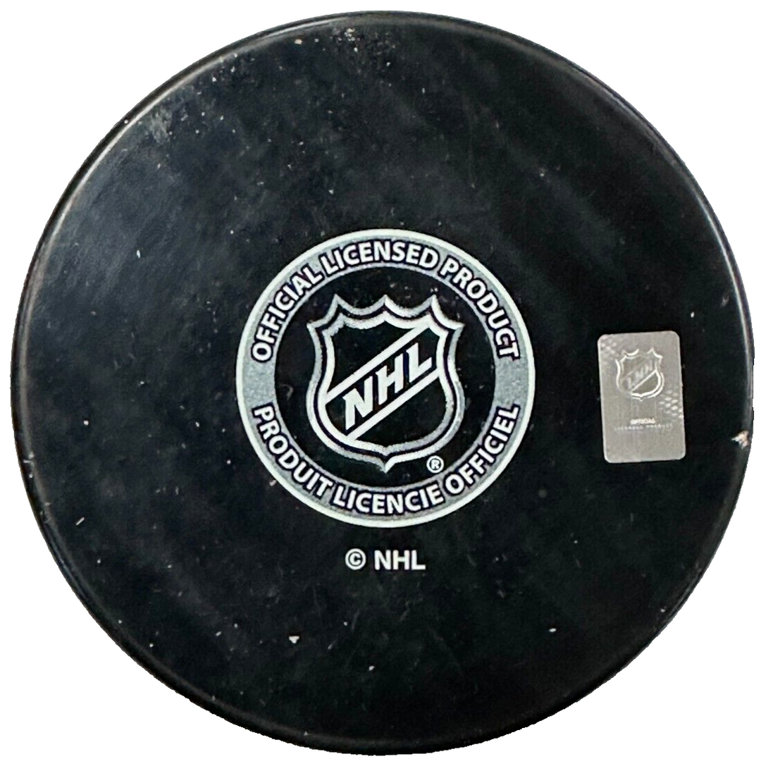 Jakub Lauko Autographed Boston Bruins Hockey Puck NHL