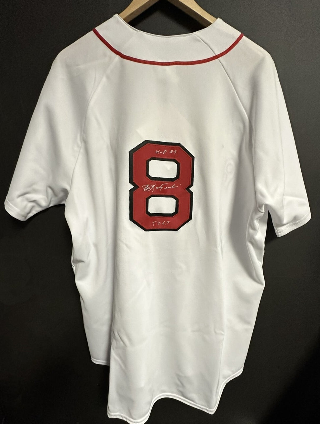 Carl Yastrzemski Autographed Majestic Boston Red Sox Home Jersey W/ Insc