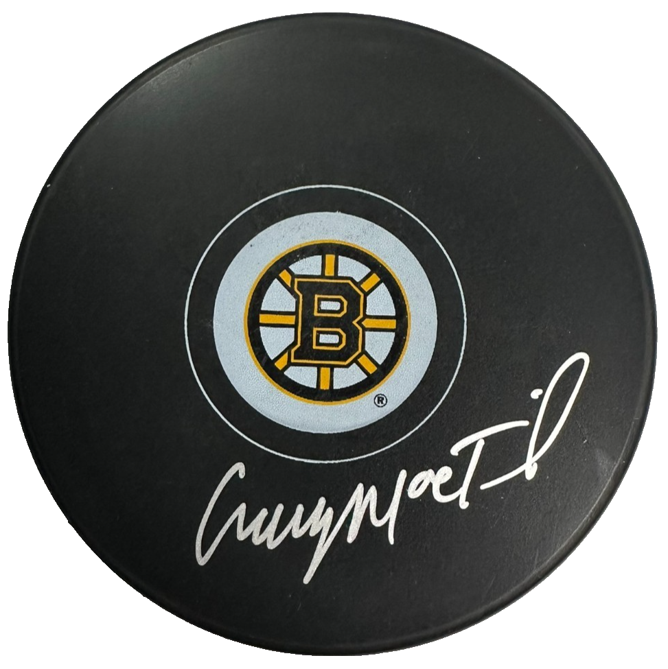 Craig MacTavish Autographed Boston Bruins Hockey Puck NHL