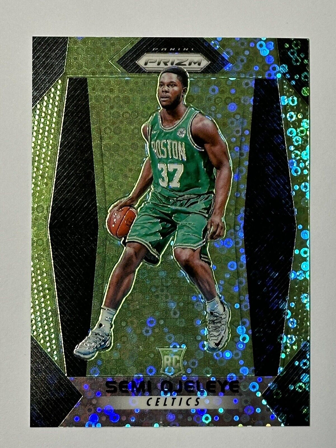 2017-18 Panini Prizm Semi Ojeleye Rookie Neon Green Fast Break 5/5