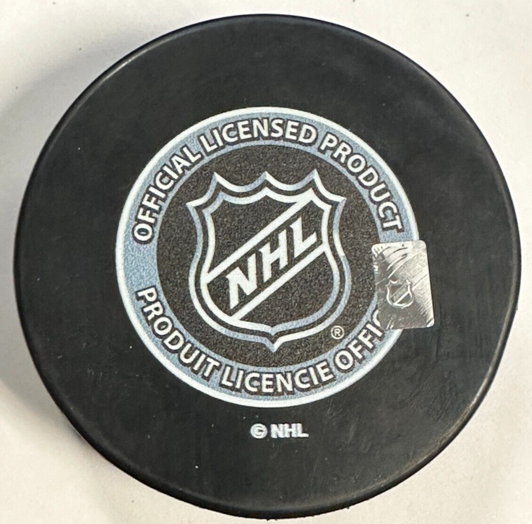 Ivan Boldirev Autographed Chicago Black Hawks Hockey Puck NHL