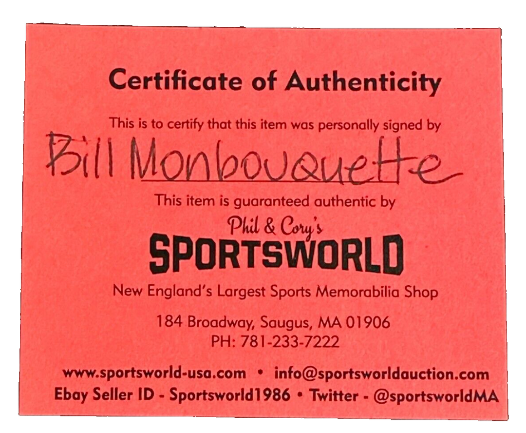 Bill Monbouquette Autographed Fenway Park 100th Anniversary Baseball Red Sox