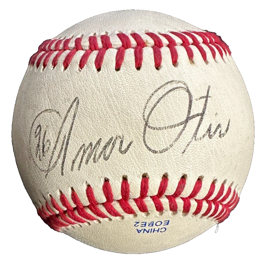 Amos Otis Autographed Baseball Kansas City Royals