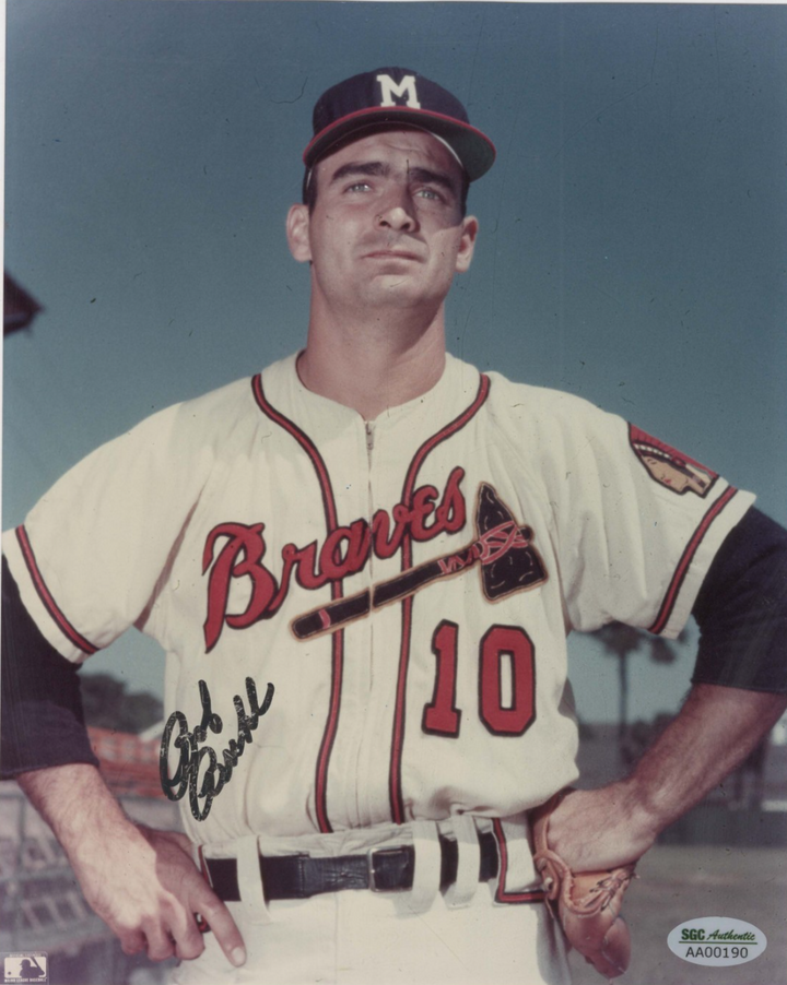 Bob Buhl Autographed 8x10 Photo Milwaukee Braves SGC